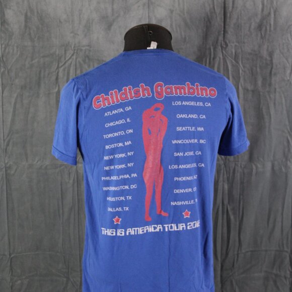 Band Shirt - Childish Gambino This is America Tour 2018 - Men's Medium - Picture 7 of 9